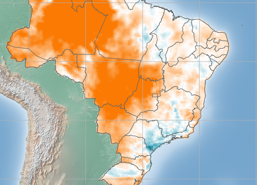 Brazil Wind Anomaly Map August Arcvera Renewables