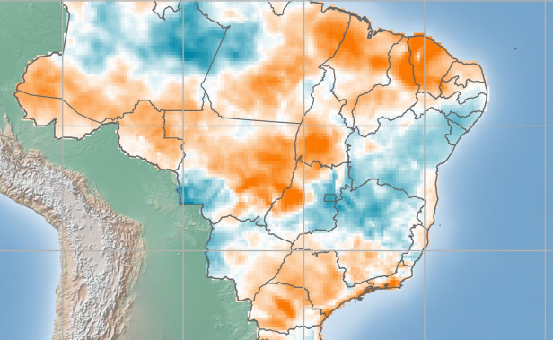 Brazil - Wind Anomaly Map - April 2021 | ArcVera Renewables