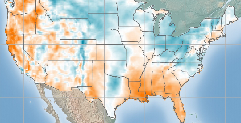 USA - Wind Anomaly Map - May 2021 | ArcVera Renewables