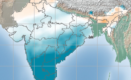 India - Solar Anomaly Map - November 2021 | ArcVera Renewables