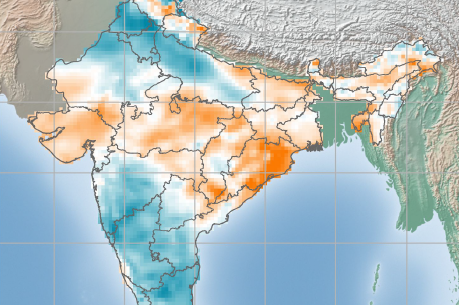 India - Wind Anomaly Map - December 2021 | ArcVera Renewables