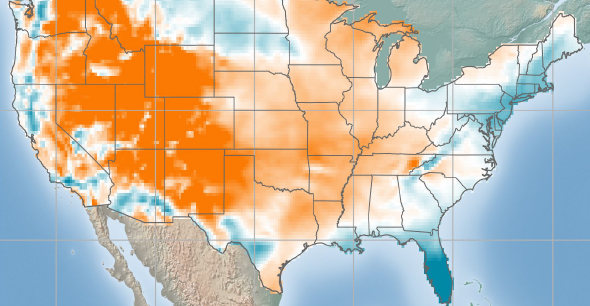 USA - Wind Anomaly Map - December 2021 | ArcVera Renewables