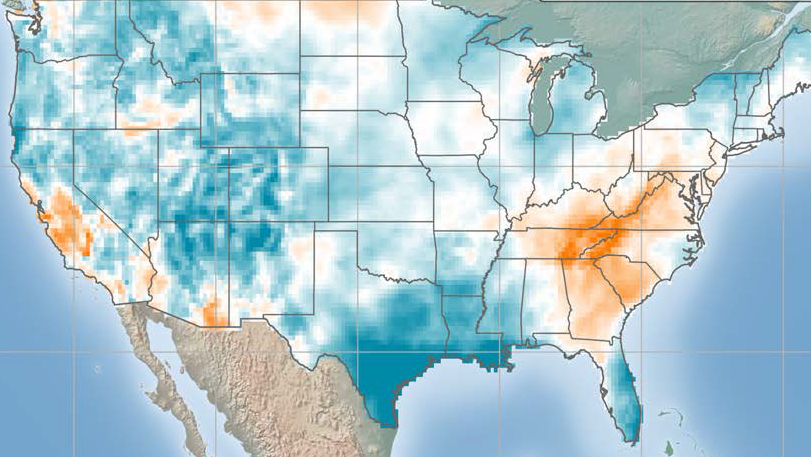 USA - Wind Anomaly Map - September 2022 | ArcVera Renewables