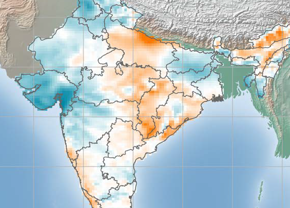 India - Wind Anomaly Map - September 2022 | ArcVera Renewables