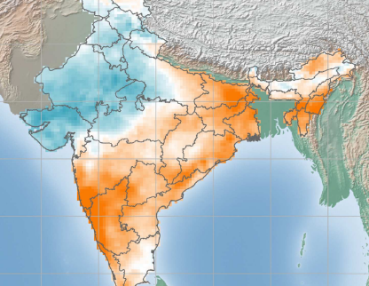 India - Solar Anomaly Map - June 2023 | ArcVera Renewables